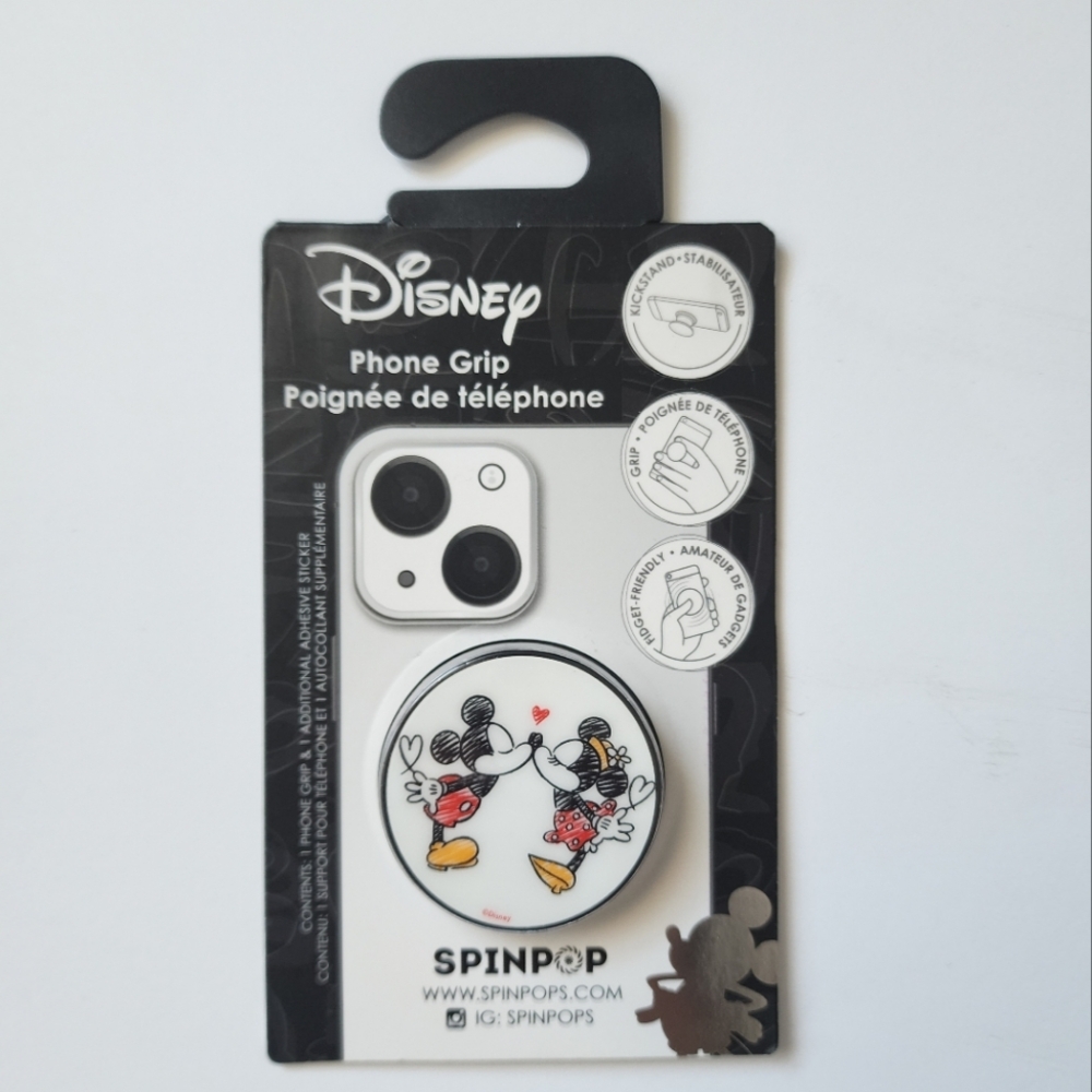 Disney SPINPOP Mickey Minnie Phone Grip | Doubles as a Fidget!
